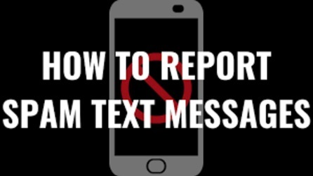 How to report spam text messages in India