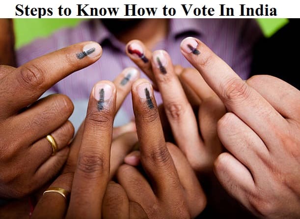 steps to know how to vote in India
